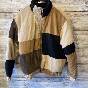 Papermoon Colorblock Puffy Jacket Size Medium